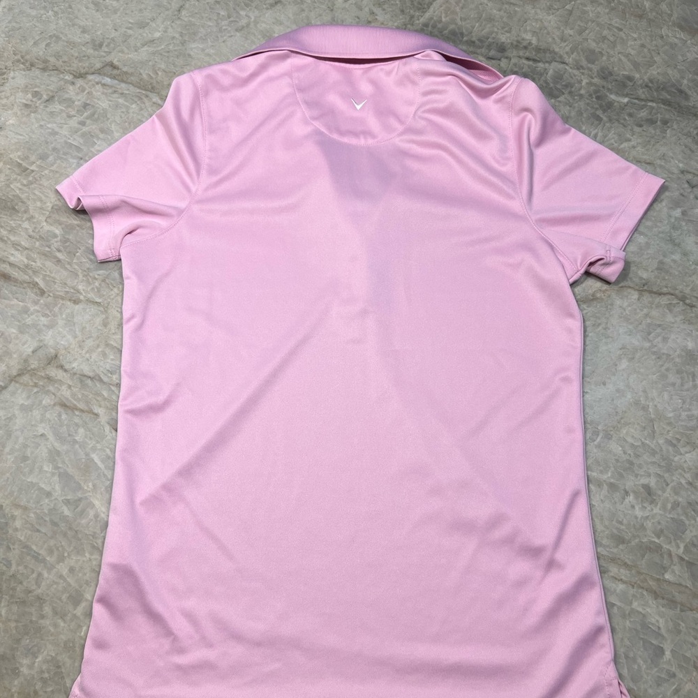 Callaway Pink Short-Sleeve Polo - Picture 3 of 4